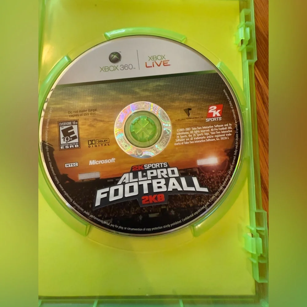 All-Pro Football 2K8 for Xbox 360